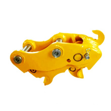 Fast connector for excavator quick hitch parts